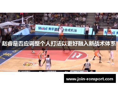 赵睿是否应调整个人打法以更好融入新战术体系